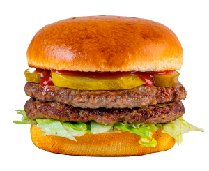 Бургер двойной говяжий