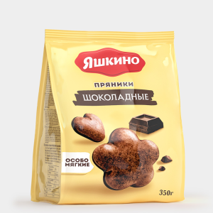 Яшкино пряники шоколадные 350 гр